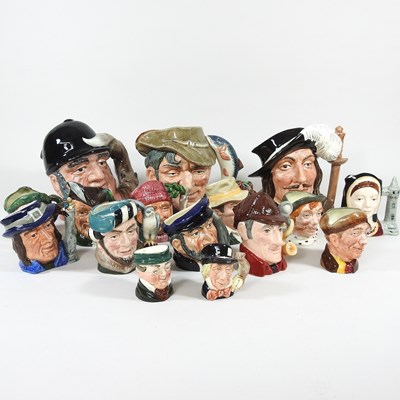 Lot 750 - A collection of Doulton character jugs