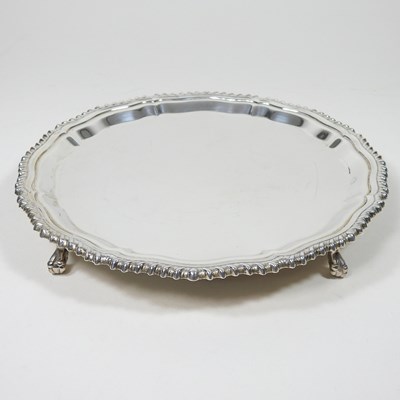 Lot 271 - A modern silver salver