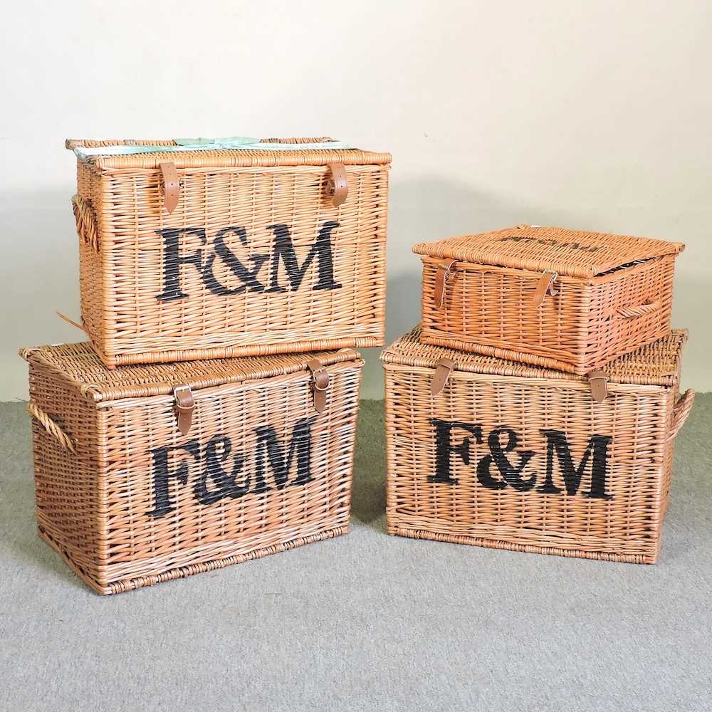 Lot 540 - Fortnum and Mason's wicker hampers