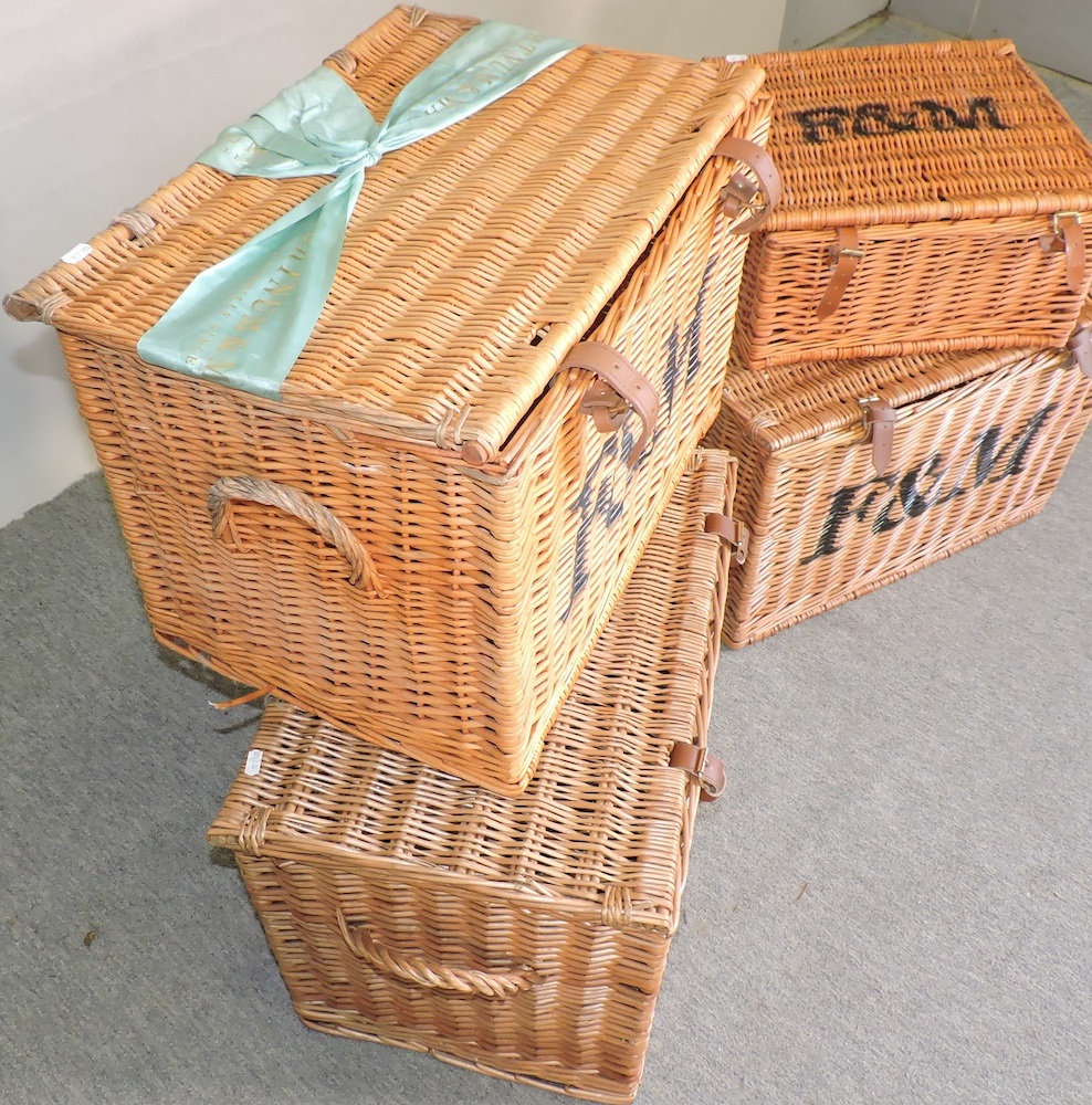 Lot 540 Fortnum and Mason's wicker hampers