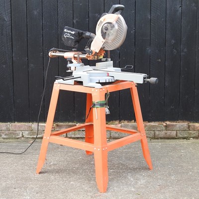 Lot 493 - An Einhell mitre saw