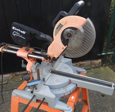 Lot 493 - An Einhell mitre saw