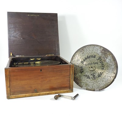 Lot 286 - A 19th century polyphon