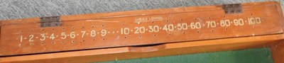 Lot 737 - A Jacques wooden skittles game