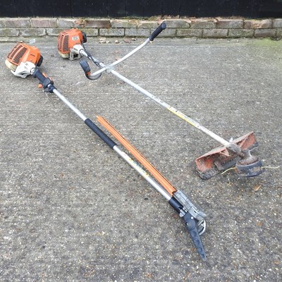 Lot 502 - A Stihl long arm hedge trimmer