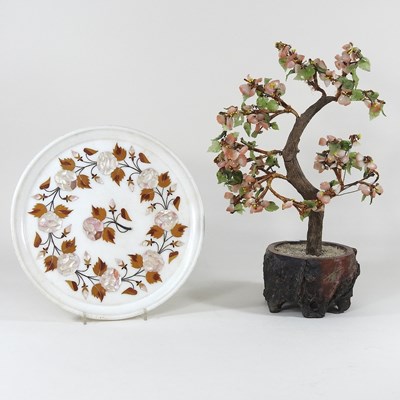 Lot 713 - A hardstone tree