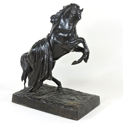 Lot 110 - A bronze figure of a horse