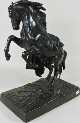 Lot 110 - A bronze figure of a horse