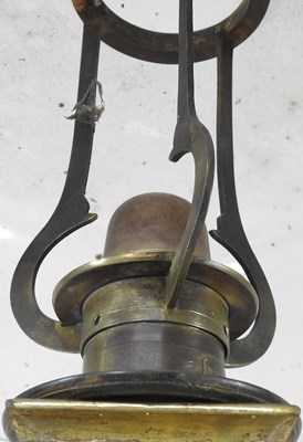 Lot 46 - A Victorian patent oil lamp