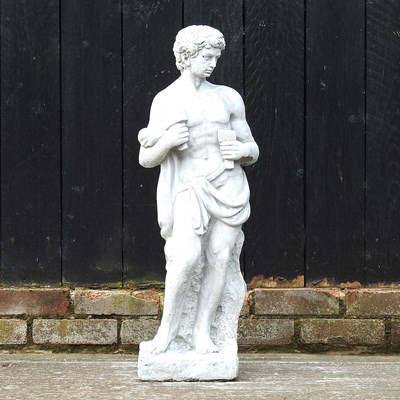 Lot 477 - A reconstituted stone figure