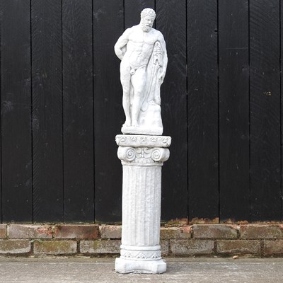 Lot 516 - A cast stone garden figure