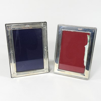 Lot 32 - Two silver photograph frames
