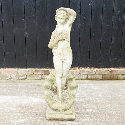 Lot 453 - A reconstituted stone figure of Venus