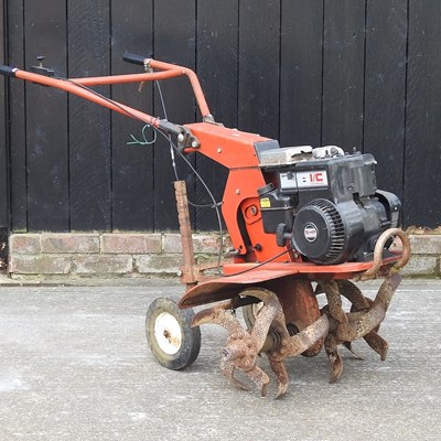 Lot 458 - A petrol garden rotovator