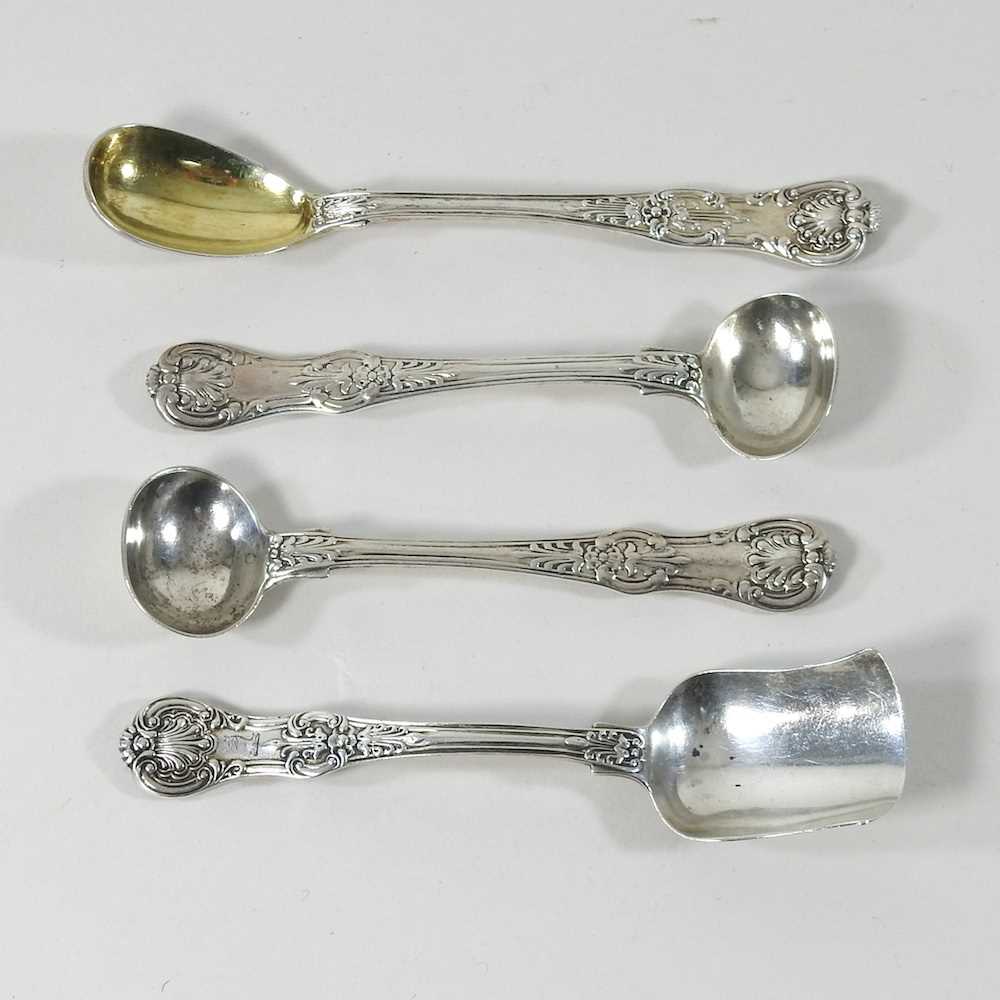 Lot 121 - Four various Victorian silver spoons