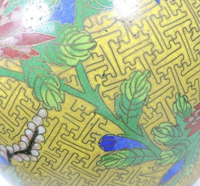 Lot 35 - A Chinese cloisonne ginger jar and cover