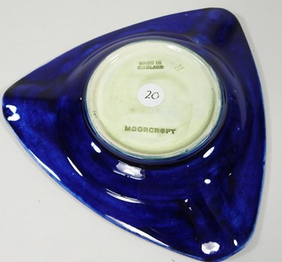 Lot 57 - A Moorcroft ashtray