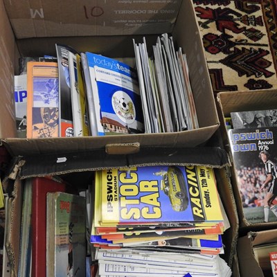 Lot 231 - A collection of football programmes