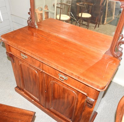 Lot 508 - A chiffonier, nest of tables and an armchair