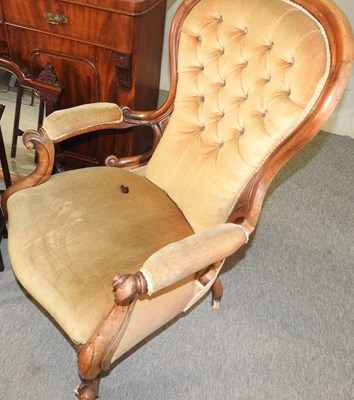 Lot 508 - A chiffonier, nest of tables and an armchair