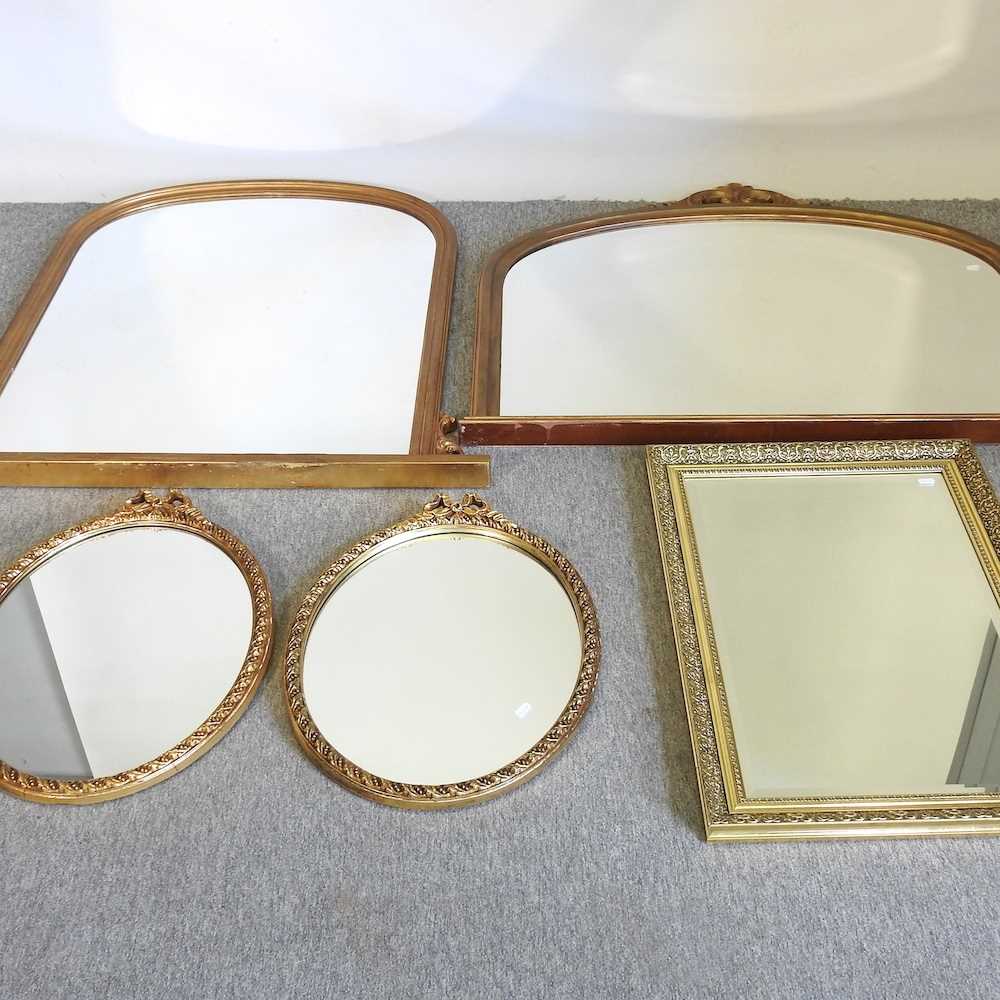 Lot 146 A collection of mirrors