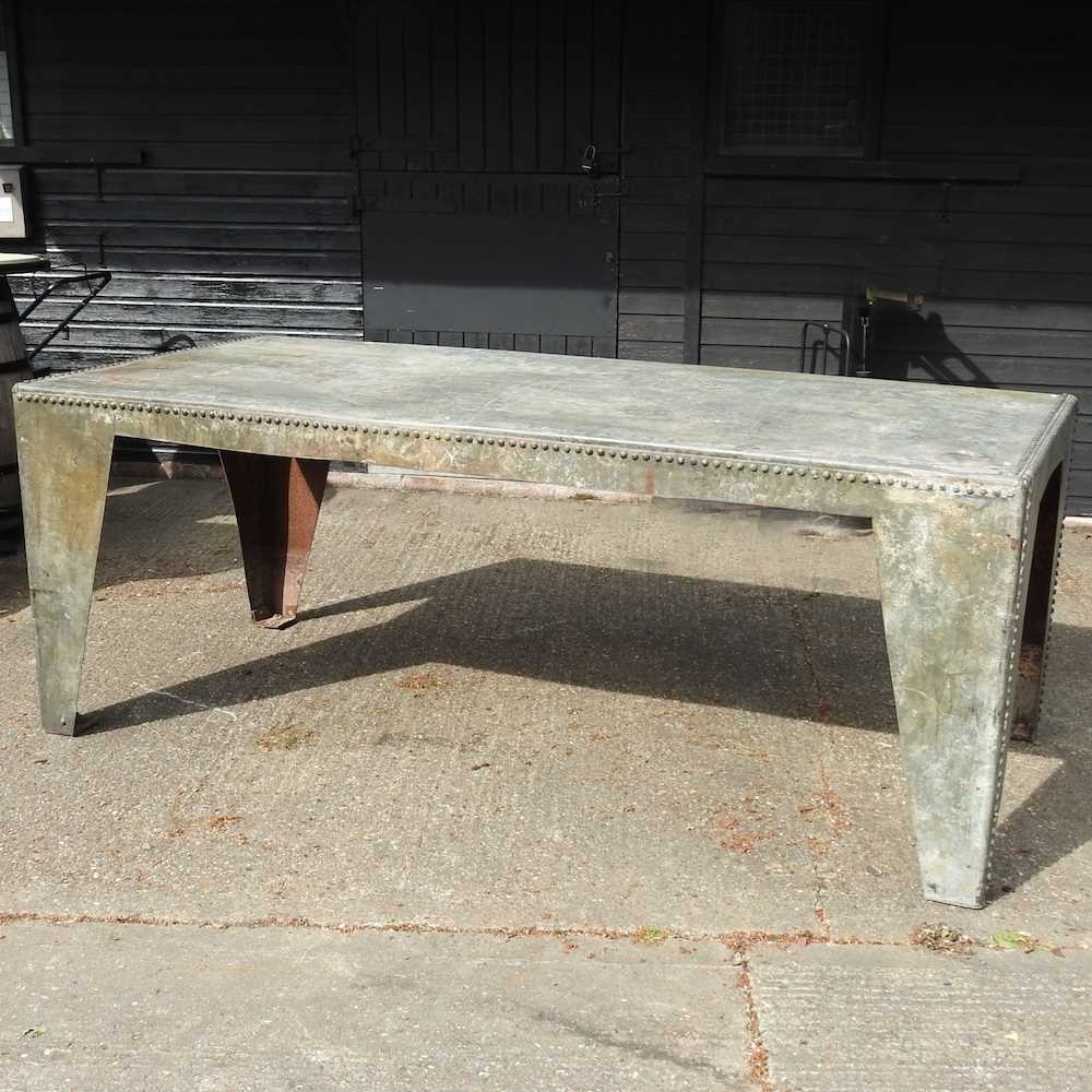 Lot 315 - An outdoor table