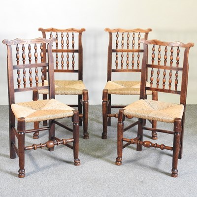 Lot 509 - A set of 19th century dining chairs