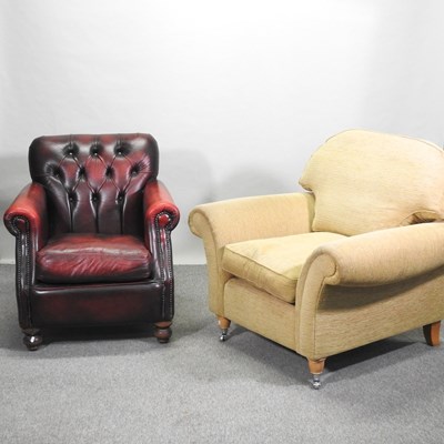 Lot 536 - A Laura Ashley upholstered armchair