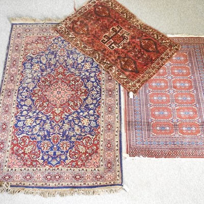 Lot 253 - A Persian woollen rug