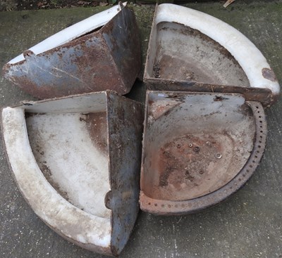 Lot 368 - Four cast iron troughs