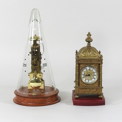 Lot 254 - Two mantel clocks