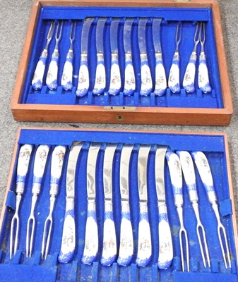 Lot 256 - A canteen of cutlery