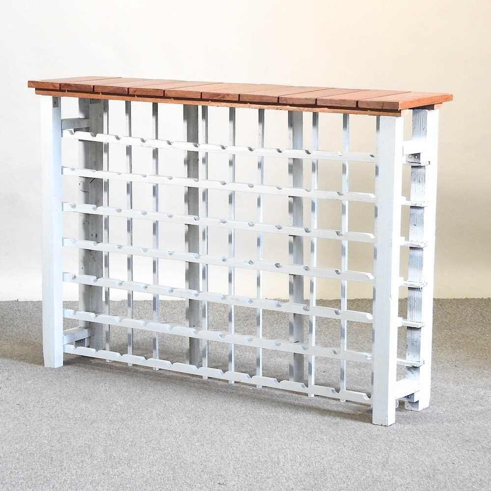 Lot 424 A wine rack