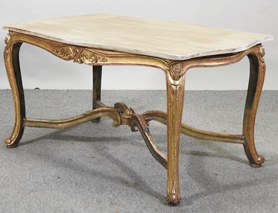 Lot 95 - A French style painted centre table
