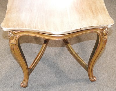 Lot 95 - A French style painted centre table