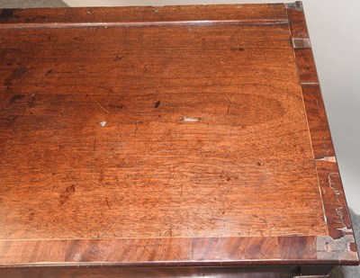 Lot 42 - A 19th century mahogany dresser base