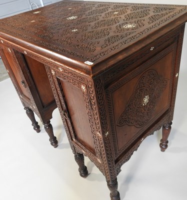 Lot 105 - A Moorish style desk