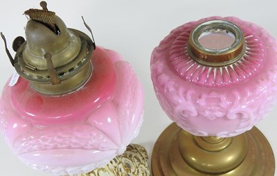 Lot 177 - Two oil lamps