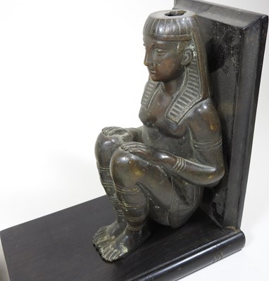 Lot 43 - A pair of Egyptian style bookends