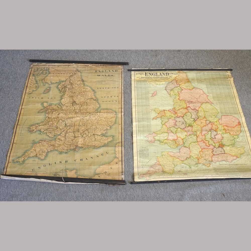 Lot 193 - A mid 20th century steam railway map