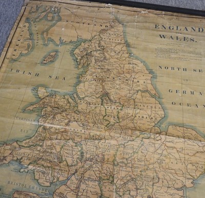 Lot 193 - A mid 20th century steam railway map