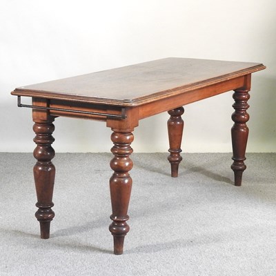 Lot 575 - A Victorian mahogany serving table