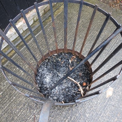 Lot 308 - A wrought iron fire pit