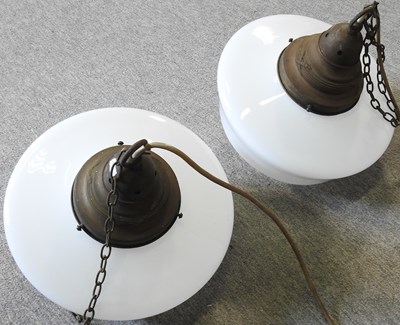Lot 145 - A pair of ceiling lights