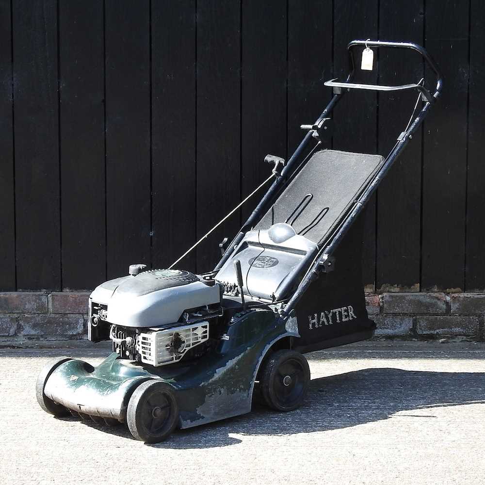 Lot 328 - A Hayter lawn mower