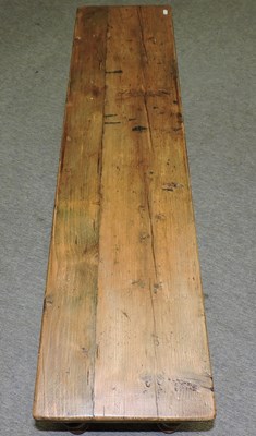 Lot 88 - A rustic pine bench