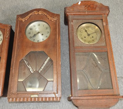 Lot 457 - A collection of four wall clocks