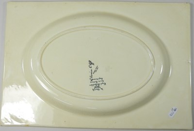 Lot 82 - A Royal Staffordshire plate