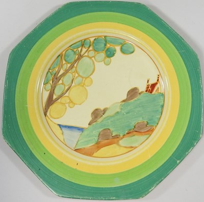 Lot 340 - Two Clarice Cliff plates