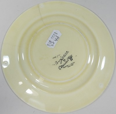 Lot 340 - Two Clarice Cliff plates